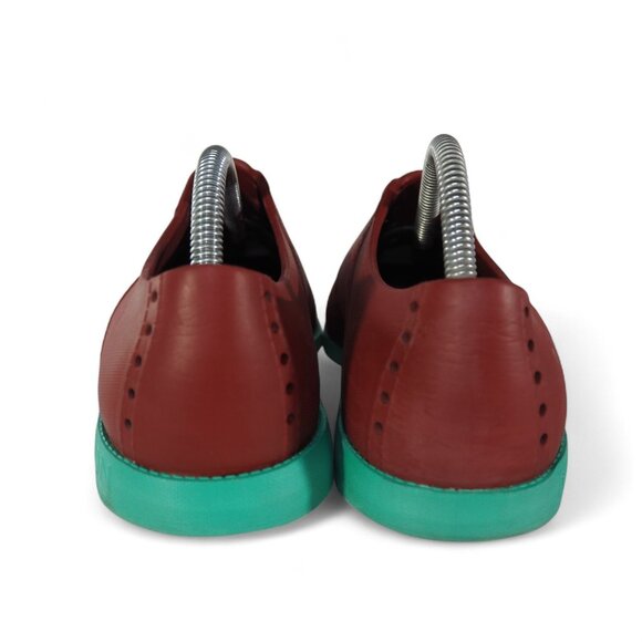 Biion Spikeless Rubber Wingtip Slip-on Golf Shoes Men's 8 Women's 10 Burgundy - Picture 5 of 11